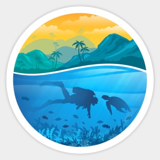 Under Water Sticker